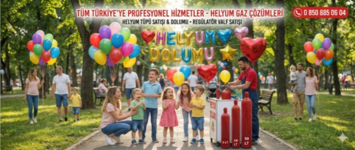Erzincan Helyum Gazı Tüpü Dolumu Değişimi Satış Fiyatı - Limon Gaz