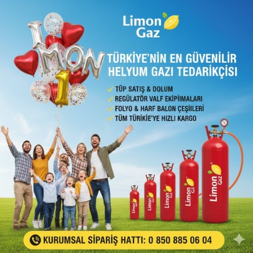 Nevsehir Helyum Gazı Tüpü Dolumu Değişimi Satış Fiyatı - Limon Gaz