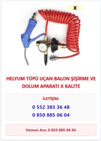 50 Litre Helyum Tüpü Satışı